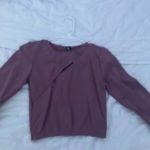 Purple workout top